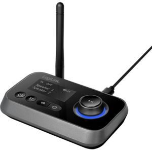 LogiLink - BT0057 - Bluetooth Audio Zender en Ontvanger - Zwart - Bluetooth 5.0