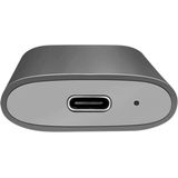 LogiLink UA0389 SATA-HDD-behuizing M.2 PCIe NVMe SSD, M.2 SATA SSD USB-C