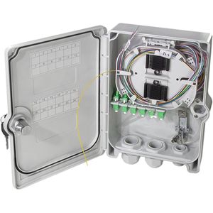 Aansluitdoos - 24 Krimppennen - Lichtgrijs - ABS-Kunststof - IP55 Bescherming