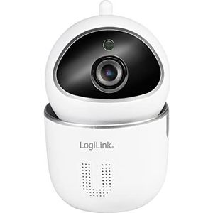 Logilink SH0117 - Caméra IP Wi-Fi Smart Home, panoramique/inclinaison et audio bidirectionnelle, contrôlée par application, IP20, compatible Tuya, prend en charge Amazon Alexa et Google Home