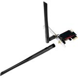 LogiLink - WL0248 - PCI Express Kaart - WLAN 5GHz/6GHz/2,4GHz - Bluetooth 5.2