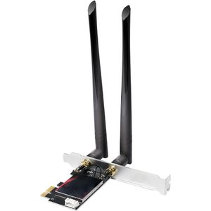 LogiLink - WL0248 - PCI Express Kaart - WLAN 5GHz/6GHz/2,4GHz - Bluetooth 5.2
