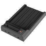 LogiLink - QP0031 - USB 3.2 Gen 2 Quickport - Voor 2,5 inch of 3,5 inch SATA HDD/SSD en M.2 NVMe SSD - Kloonfunctie zonder pc