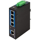 LogiLink NS200 - Industriële Fast Ethernet Switch, 5-poorts 10/100 Mbps