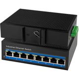 LogiLink - NS200 - Ethernet Schakelaar - 8-Port - 10/100 Mbps - DIN Rail Montage