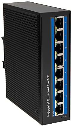 LogiLink - NS203P - Netwerkschakelaar - Zwart - 8-poorts - PoE