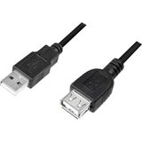 LogiLink Serieel Adapter - USB-A 2.0 - RS232 - Zwart