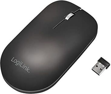 LogiLink - Draadloze Muis - Zwart - 2,4 GHz - 1000 DPI