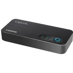 LogiLink Répartiteur HDMI 1 x 2 ports, répartit 1 signal HDMI (1 x entrée/source) vers 2 appareils tels que TV, projecteur, etc. (2 sorties), en 4K/60 Hz, HDCP, HDR, CEC, Downscaler