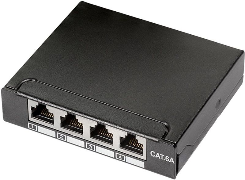 LogiLink - Controleer - Server Accessoires - Zwart - Cat.6A - Patchpaneel