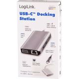 LogiLink - UA0410 - USB-C Dockingstation - Universeel - USB Power Delivery