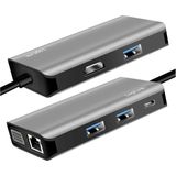 LogiLink - UA0410 - USB-C Dockingstation - Universeel - USB Power Delivery