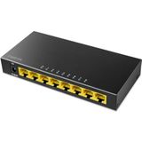 LogiLink - 8-poorts Netwerkschakelaar - Metalen Behuizing - 8 Gigabit Ethernet Poorten - Plug and Play