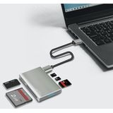 LogiLink - CR0048 - Geheugenkaartlezer - Zilver - 5-in-1, USB 3.2 Gen 1, Tot 1 TB