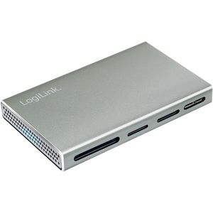 LogiLink - CR0048 - Geheugenkaartlezer - Zilver - 5-in-1, USB 3.2 Gen 1, Tot 1 TB