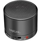 LogiLink - SP0062 - Bluetooth Luidspreker - Zwart - Oplaadbare Batterij