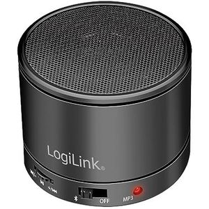LogiLink - SP0062 - Bluetooth Luidspreker - Zwart - Oplaadbare Batterij
