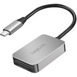 LogiLink CR0050 Kaartlezer - Zilver - Aluminium - USB-C 3.2 Gen1
