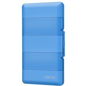 LogiLink - UA0417 - Beschermende Box - Blauw - Voor 4X M.2 NGFF/NVMe SSD's