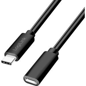 LOGILINK USB2.0 Kabel CU0212 USB-C M/USB-C F PD 3m schwarz