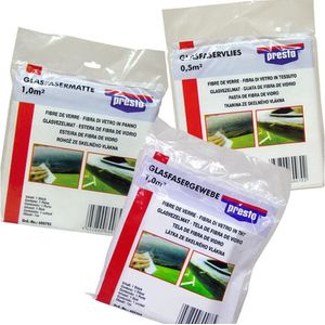 PRESTO Polyester Glasvezel Mat Vlies - 0,5 m²