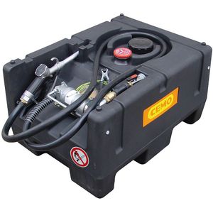 Mobiel benzinestation CEMO KS-Mobil EASY, handpomp, 120 l benzinetank, polyethyleen, ATEX, B x 800 x D 600 x H 450 mm, diverse afmetingen Diverse uitvoeringen
