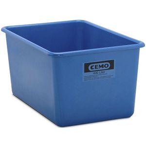 CEMO Grote bakken van gvk, inhoud 400 l, l x b x h = 1190 x 790 x 585 mm, blauw