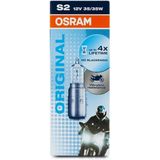 OSRAM - Gloeilamp - Grootlicht - Halogeen - Spanning 12V - BA20d