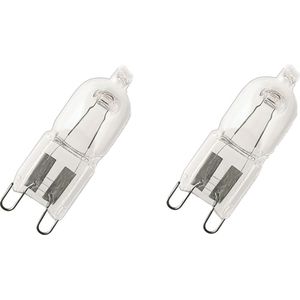 HalogenLampe mit G9-Sockel, 2er-Pack, 740lm 2800K 60W-Ersatz Dim