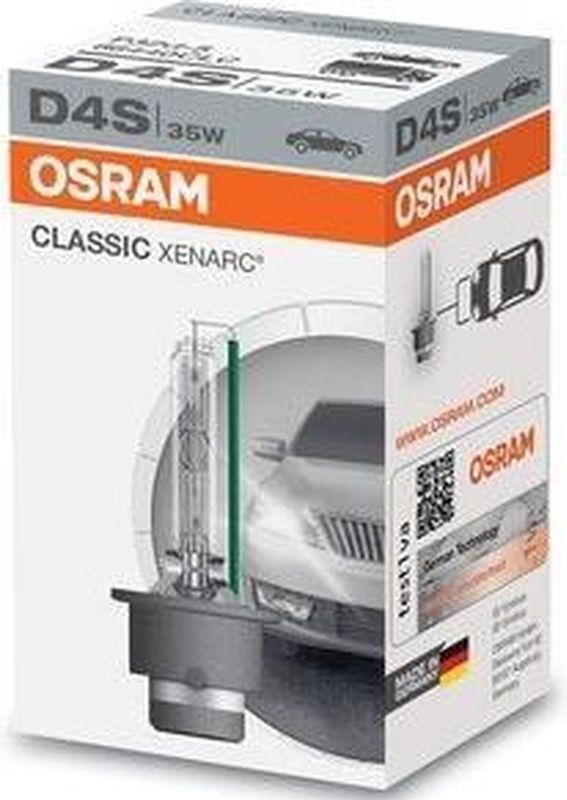 Osram - Xenarc Classic D4S - Xenon Vervangingslamp - Geel/Wit - 4000K