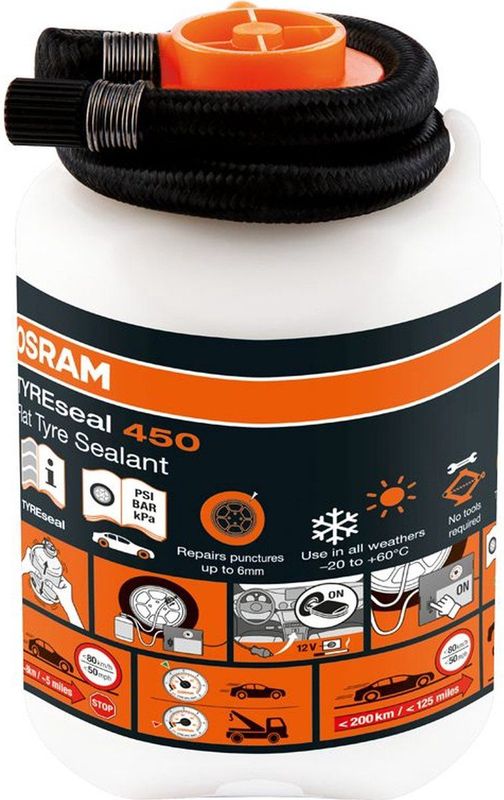 Osram - TyreSeal 450 - Bandenafdichtmiddel - Universeel - Uitspoelbaar