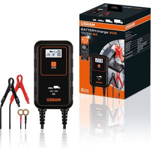 Osram - BATTERY Charge 908 - Acculader - Geschikt voor 12 en 24 Volt - 8.0A
