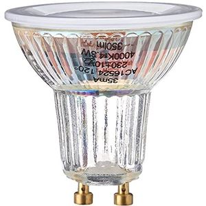 Osram LED STAR PAR16 / LED-spot, GU10-fitting, 4,3W komt overeen met 50W, 220-240V, hoek: 120°, koud wit 4000K, 1 stuk