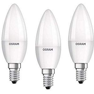 OSRAM LED lamp | Lampvoet: E14 | Koel wit | 4000 K | 5,50 W | mat | LED BASE CLASSIC B [Energie-efficiëntieklasse A+]