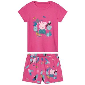 Peppa Pig - Shortama - Pyjama Kinderen - Korte Mouw - Roze