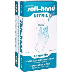 Softhand Handschoenen nitril poedervrij 100 stuks maat S
