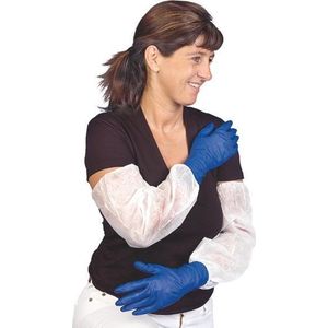 Mediware Mouw beschermers non-woven materiaal blauw 100 stuks