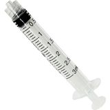 Mediware spuiten Luer-Lock 2/3 ml 100 stuks
