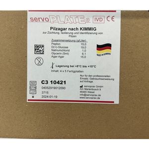 Servoplate Petrischaal - 4 x 5 stuks - Labschaaltjes