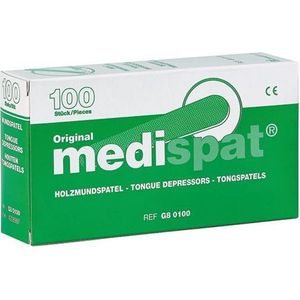Medispat Clean Houten Tongspatels 100 St Onsteriel