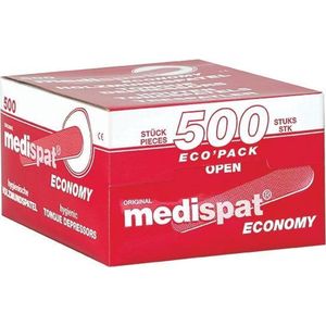 Medispat Houten Tongspatels Ecopak 500 St - onsteriel
