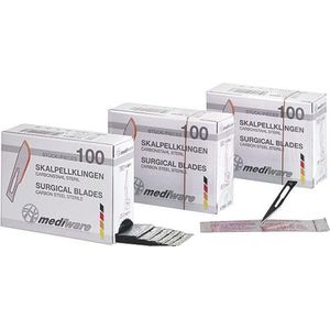 Mediware Scalpelmesjes, carbonstaal Steriel Nr.23 -  100+2 St