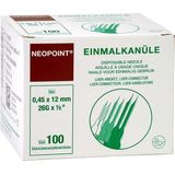 Neopoint - Injectienaalden - Bruin - 26G x 12 mm - 100 stuks