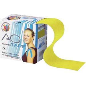 AQ - Tape - Geel - 5 cm x 5,5 meter - Kinesiotape