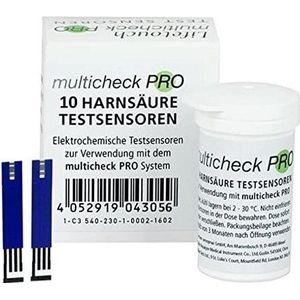 Multicheck PRO Urinezuursensoren - 10 stuks