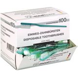 Wegwerp tandenborstels 100 stuks