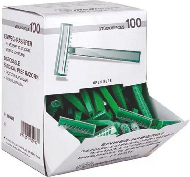Wegwerp scheermesjes 100 Stuks