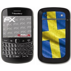 atFoliX voetbal EM 2012 designfolie voor Blackberry Bold 9900, Zweden., Afbeelding