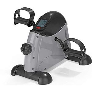 VITALmaxx Mini-trainer voor armen en benen, met weerstandsinstelling voor optimaal trainingsresultaat, geïntegreerd display voor weergave van tijd en calorieën, ideaal voor