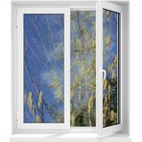 Hoberg - Stuifmeelbescherming - Antraciet - Vliegennet - Tot 150 x 130 cm - Magneetsluiting